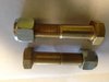 UNF suspension bolt 5/8" x 3" long with Nyloc ZPC
