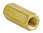 Tubing Connector, Brass 2mm to 2mm, 6MB, 1 each