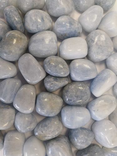Calcite Blue tumble stones