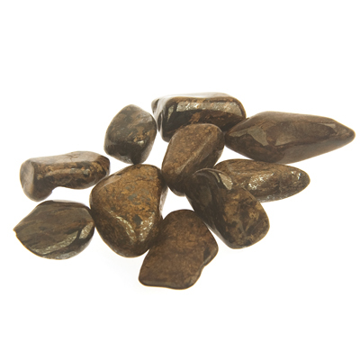 Bronzite tumble stone