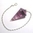 Amethyst crystal faceted pendulum dowser