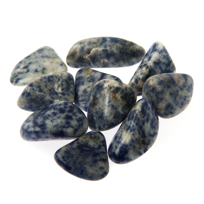 Siderite blue quartz tumble stone