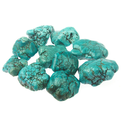Turquernite large blue magnesite tumble stone