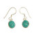 Turquoise earrings - oval