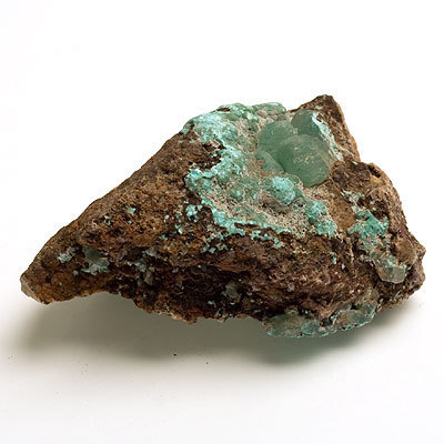 Smithsonite crystal green druse 03