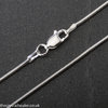 Silver Snake Chain 18 inch - silver chain
