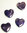 Lapis lazuli crystal heart