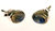 Rainbow Moonstone Stud Ear Rings - Oval Moonstone stud Earrings (J35)
