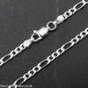 Silver Figaro Chain 22 inch - silver chain