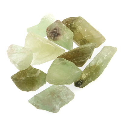 Calcite green crystal small
