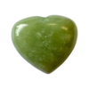 New Jade crystal heart - new jade puff heart