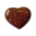 Goldstone crystal heart - goldstone puff heart